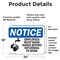 Signmission Safety Culture Sign, 24 in Width, Vinyl Decal, Rectangle OS-2PACK-NS-D-1824-L-15595 - alternate 6
